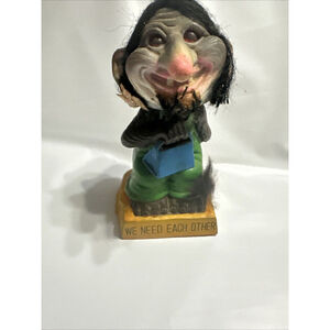 Bobble Head Troll "We need each other" 1972